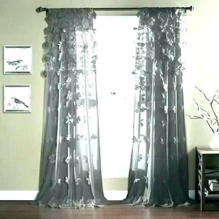 Gray Window Curtains – Googlegravity.co With Bethany Sheer Overlay Blackout Window Curtains (Photo 43 of 50)