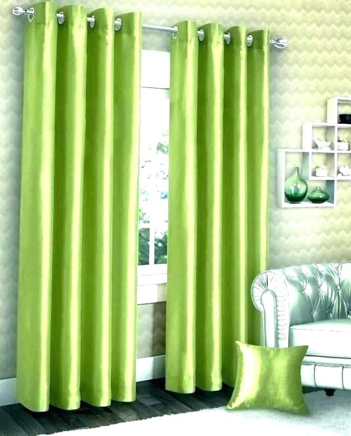 Green Window Curtains – Zanmedia.co In Intersect Grommet Woven Print Window Curtain Panels (Photo 21 of 50)