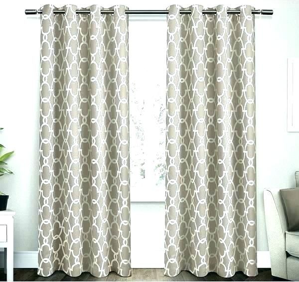 Grey And White Curtain Panels – Zackstudio.co Within Ruffle Diamond Curtain Panel Pairs (Photo 41 of 50)