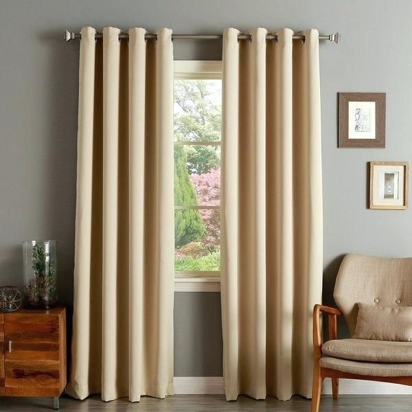 Grommet Top Blackout Curtains – Opcregiondemurcia Inside Forest Hill Woven Blackout Grommet Top Curtain Panel Pairs (View 32 of 45)