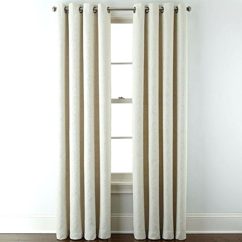 Grommet Top Curtains – Newstrategy.co Intended For Total Blackout Metallic Print Grommet Top Curtain Panels (Photo 13 of 50)