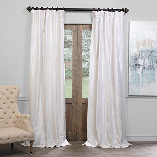 Half Price Drapes Pdch Kbs2bo 84 Blackout Vintage Textured For Off White Vintage Faux Textured Silk Curtains (View 5 of 50)