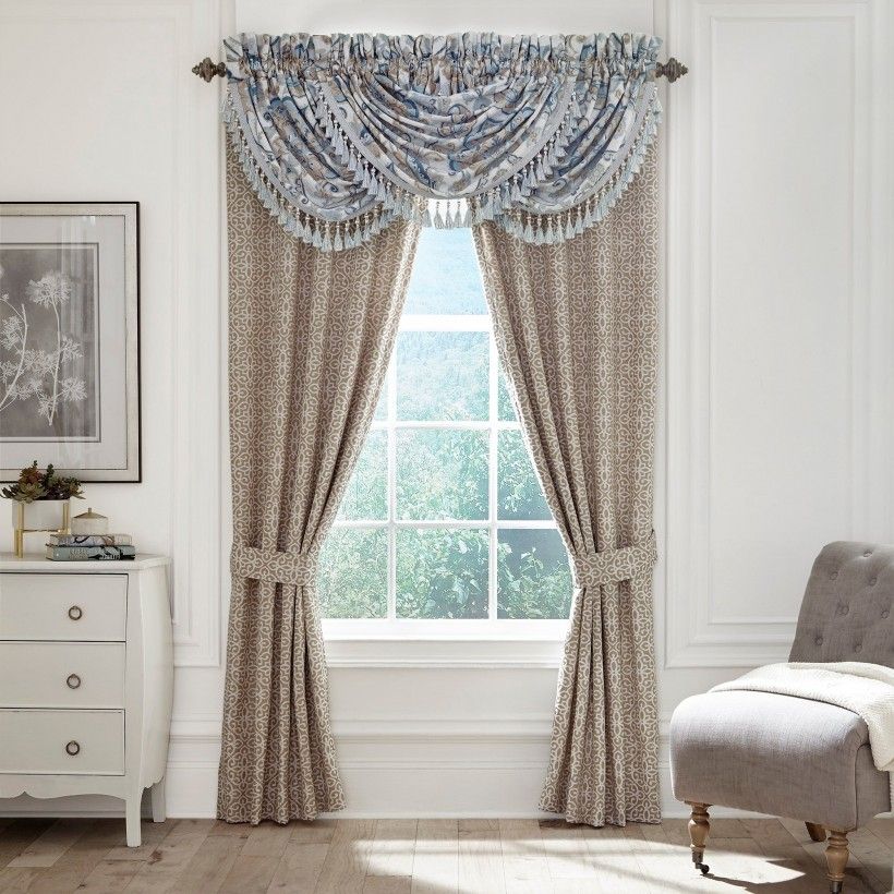 Home Decor: Elegant Croscill Curtains With Classy Panel Pair Pertaining To Elegant Comfort Window Sheer Curtain Panel Pairs (View 41 of 50)