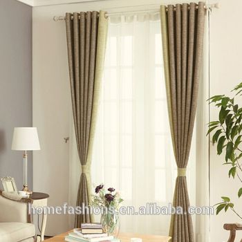 Hotel Residential/ Public Place / Hospital Faux Linen Blackout Curtain –  Buy Blackout Curtain,faux Linen Curtain,curtain Product On Alibaba For Faux Linen Blackout Curtains (Photo 44 of 50)
