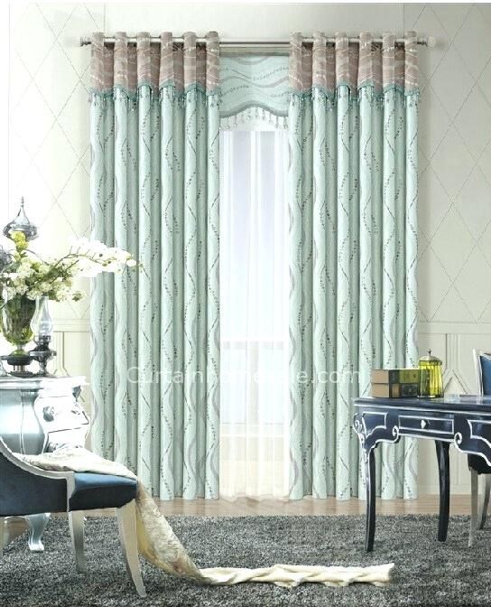 How To Sew Blackout Curtains With Regard To Primebeau Geometric Pattern Blackout Curtain Pairs (Photo 16 of 38)