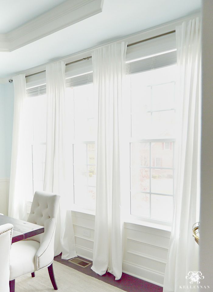 Ikea Ritva Drapes: The Best Inexpensive White Curtains Inside Heavy Faux Linen Single Curtain Panels (View 18 of 32)