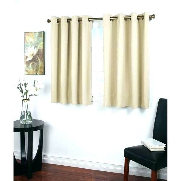Inch Window Curtains Big 36 Length Luxury Blackout With Ultimate Blackout Short Length Grommet Panels (Photo 16 of 50)