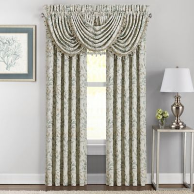 J. Queen New York Donatella 84" Rod Pocket Window Curtain Intended For Elrene Mia Jacquard Blackout Curtain Panels (Photo 9 of 37)