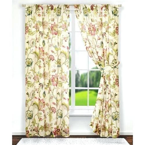 Jacobean Floral Curtains – Bdejazz Throughout Cynthia Jacobean Room Darkening Curtain Panel Pairs (View 25 of 41)