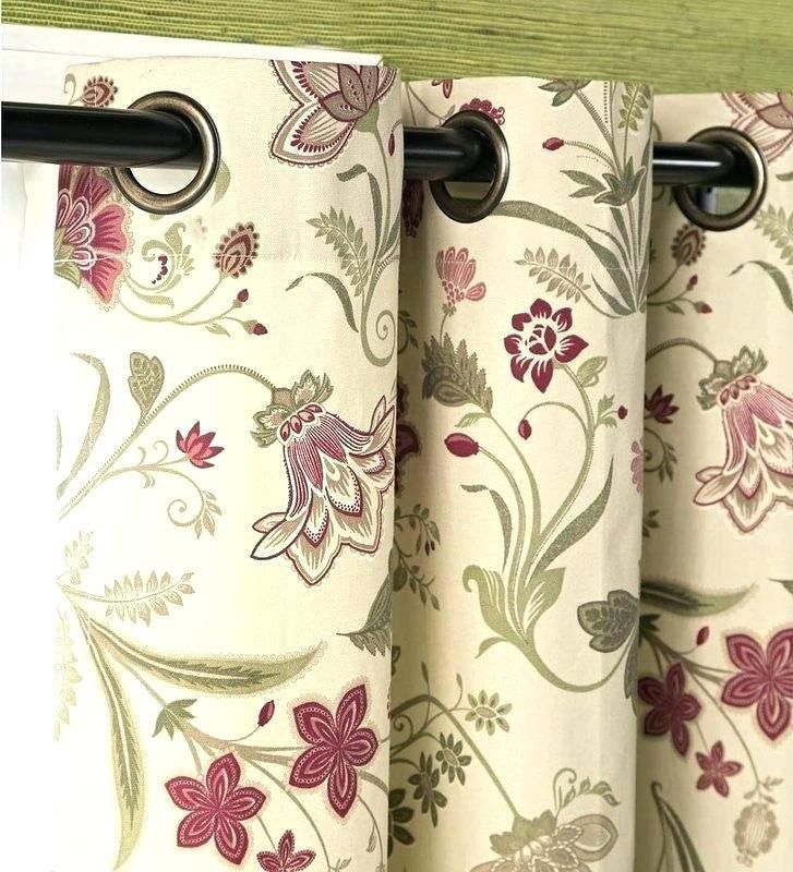 Jacobean Floral Curtains – Speelkameraadje For Cynthia Jacobean Room Darkening Curtain Panel Pairs (Photo 18 of 41)