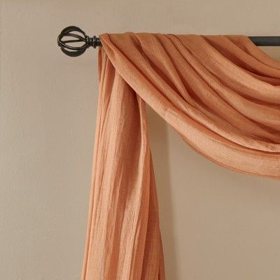 Jla Home Avery Solid Crushed Window Panel Pair Spice 42x108 With Regard To Kaylee Solid Crushed Sheer Window Curtain Pairs (Photo 16 of 40)