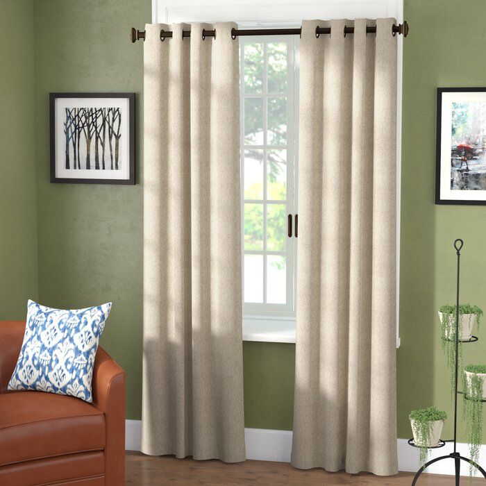 Kilby Solid Blackout Thermal Grommet Single Curtain Panel In Hayden Grommet Blackout Single Curtain Panels (View 7 of 39)