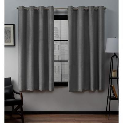 Kochi 54 In. W X 84 In. L Linen Blend Grommet Top Curtain Regarding Kochi Linen Blend Window Grommet Top Curtain Panel Pairs (Photo 20 of 36)