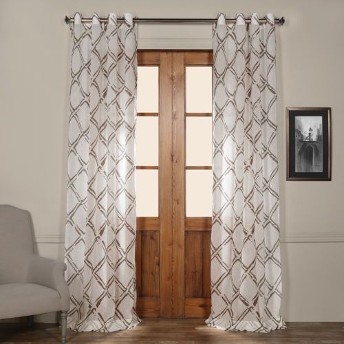 Laurel Foundry Modern Farmhouse Single Curtain Panel | Home In Sarong Grey Printed Cotton Pole Pocket Single Curtain Panels (View 3 of 50)