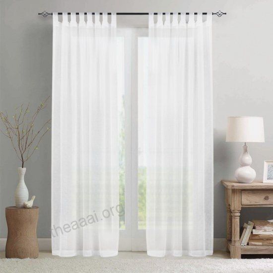 Layout Tab Top Sheer Curtains – Eggplant Show.xyz Within Arm And Hammer Curtains Fresh Odor Neutralizing Single Curtain Panels (Photo 13 of 50)