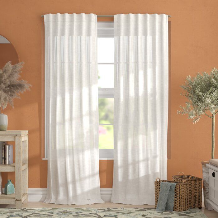 Leon Solid Sheer Tab Top Curtain Panels Throughout Vue Elements Priya Tab Top Window Curtains (View 4 of 36)