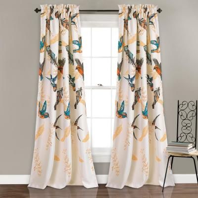 Lush Decor Leah 63 In. X 52 In. 100% Polyester Window Panels Intended For Leah Room Darkening Curtain Panel Pairs (Photo 33 of 50)