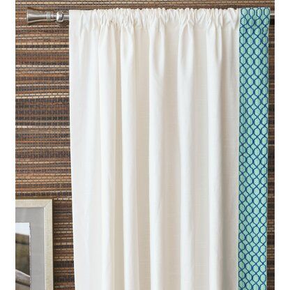 Luxury 84" Curtains & Drapes | Perigold For Infinity Sheer Rod Pocket Curtain Panels (View 19 of 50)
