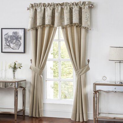 Luxury 84" Curtains & Drapes | Perigold In Infinity Sheer Rod Pocket Curtain Panels (Photo 28 of 50)
