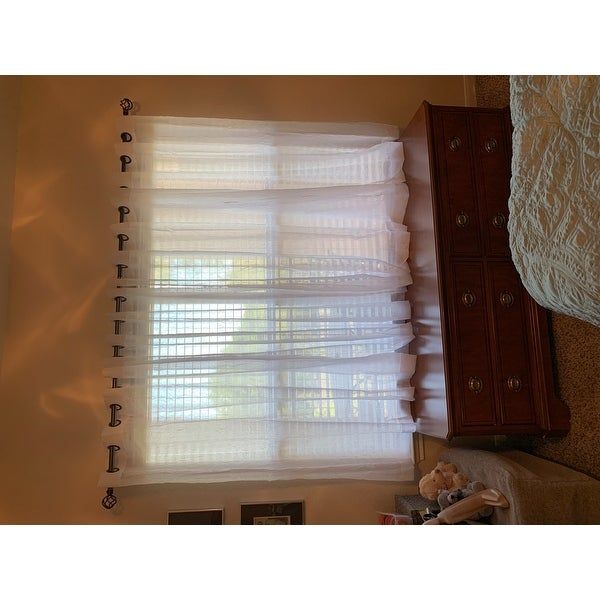 Featured Photo of 36 The Best Luxury Collection Venetian Sheer Curtain Panel Pairs