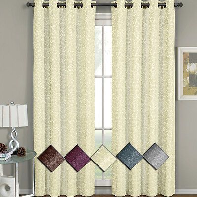 Luxury Jacquard Curtain Panel With Attached Waterfall Pertaining To Luxury Collection Venetian Sheer Curtain Panel Pairs (View 35 of 36)