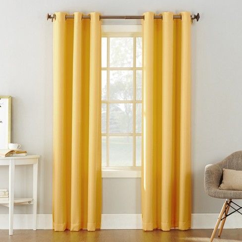 Montego Casual Grommet Top Curtain Panel – No. 918 : Target With Regard To Copper Grove Speedwell Grommet Window Curtain Panels (Photo 1 of 50)