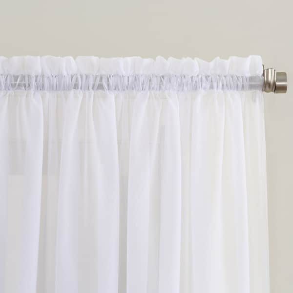 No. 918 Emily Sheer Voile Single Curtain Panel (54 Inches Regarding Emily Sheer Voile Grommet Curtain Panels (Photo 20 of 37)