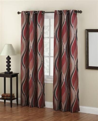 No. 918 Intersect Grommet Light Filtering Curtain Panel 48"w Intended For Intersect Grommet Woven Print Window Curtain Panels (Photo 10 of 50)