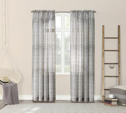 No. 918 Lewis Rod Pocket Light Filtering Curtain Panel 52"w With Light Filtering Sheer Single Curtain Panels (Photo 14 of 38)