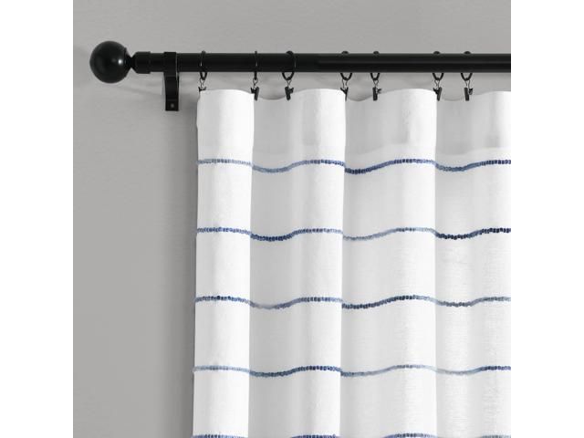 Ombre Stripe Yarn Dyed Cotton Window Curtain Panels Navy/multi 40x95 Set –  Newegg Within Ombre Stripe Yarn Dyed Cotton Window Curtain Panel Pairs (Photo 10 of 31)