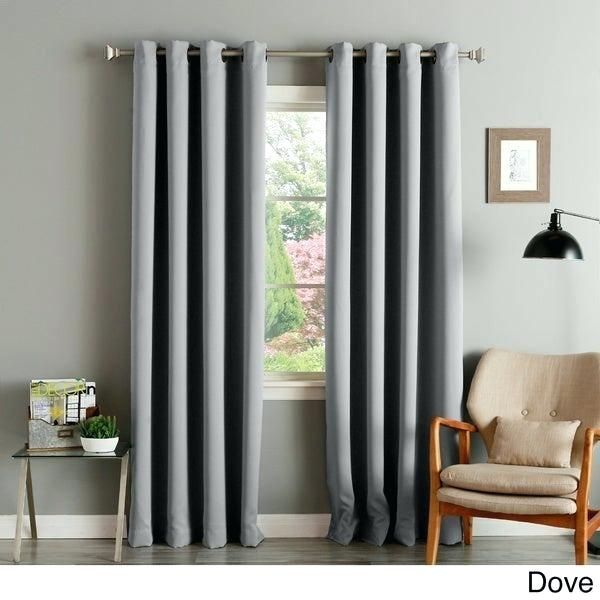 Overstock Blackout Curtains – Elevatedcreations.co With Thermal Woven Blackout Grommet Top Curtain Panel Pairs (Photo 30 of 43)