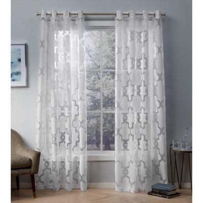 Oxford 52 In. W X 96 In. L Woven Blackout Grommet Top Throughout Oxford Sateen Woven Blackout Grommet Top Curtain Panel Pairs (Photo 7 of 44)