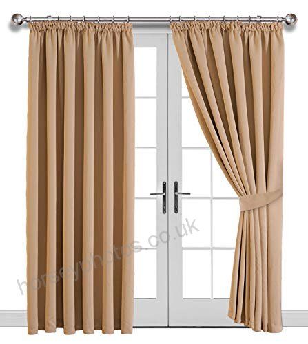 Oxford Homeware Pair Of Thermal Insulated Blackout Pencil With Thermal Insulated Blackout Curtain Pairs (Photo 35 of 50)