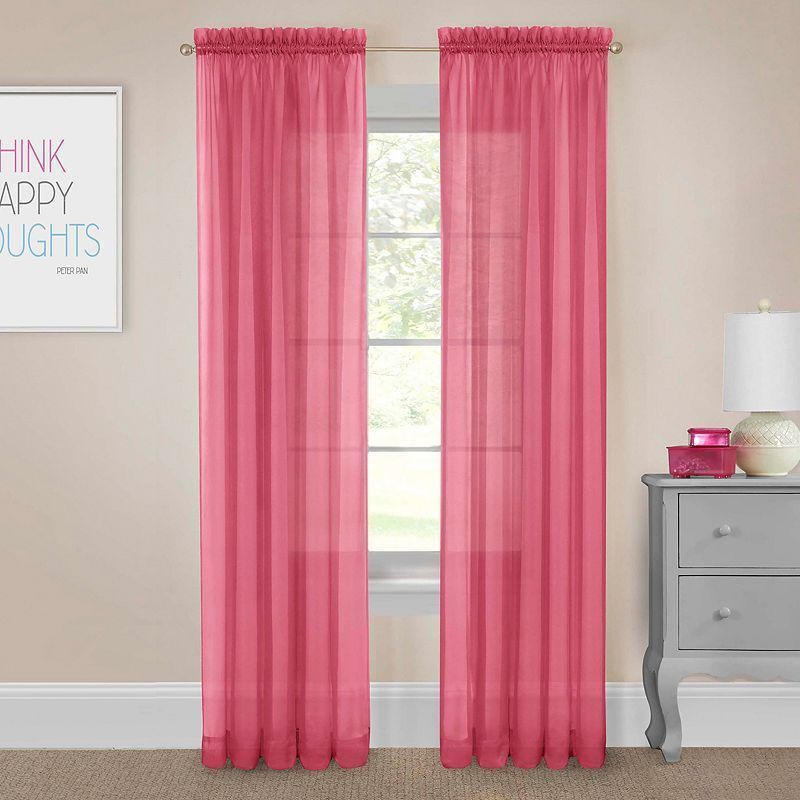 Pairs To Go 2 Pack Victoria Voile Window Curtains | Products Pertaining To Pairs To Go Victoria Voile Curtain Panel Pairs (View 2 of 30)