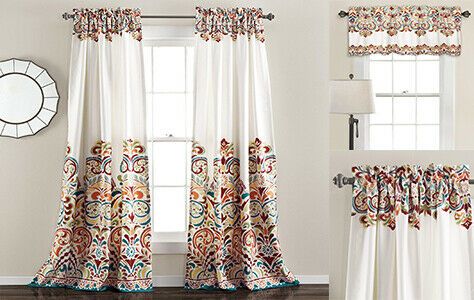 Paisley Curtains ▷ 6.8$ | Dealsan With Regard To Cynthia Jacobean Room Darkening Curtain Panel Pairs (Photo 38 of 41)