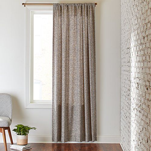 Featured Photo of 2024 Best of Archaeo Jigsaw Embroidery Linen Blend Curtain Panels