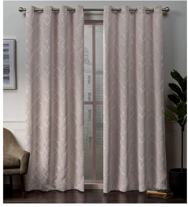 Pink Blackout Curtains – Shopstyle For Woven Blackout Grommet Top Curtain Panel Pairs (View 14 of 23)