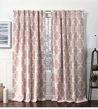 Pink Blackout Curtains – Shopstyle Regarding Sateen Twill Weave Insulated Blackout Window Curtain Panel Pairs (View 17 of 29)