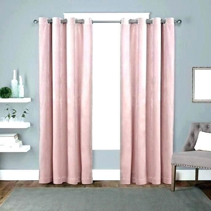 Pink Drapes – Millsfuneral Regarding Warm Black Velvet Single Blackout Curtain Panels (View 29 of 48)