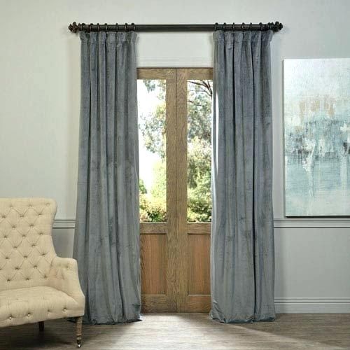 Pole Pocket Curtains – Brite Idea.co With Sarong Grey Printed Cotton Pole Pocket Single Curtain Panels (Photo 12 of 50)
