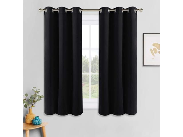 Pony Dance Bedroom Blackout Curtains – Thermal Insulated Curtain Panels  Window Treatments Grommet Top Light Blocking Home Decoration Window  Draperies Pertaining To Thermal Insulated Blackout Grommet Top Curtain Panel Pairs (Photo 29 of 50)