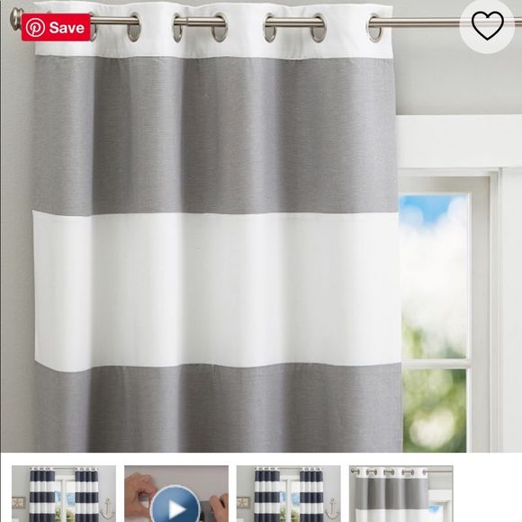 Pottery Barn Kids Hayden Rugby Blackout Panels 2 Nwt Throughout Hayden Grommet Blackout Single Curtain Panels (Photo 24 of 39)