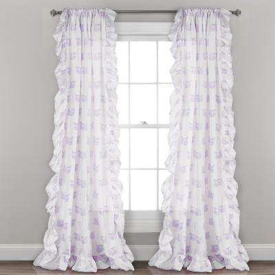 Purple – Room Darkening Curtains – Curtains & Drapes – The Pertaining To Weeping Flowers Room Darkening Curtain Panel Pairs (View 45 of 50)