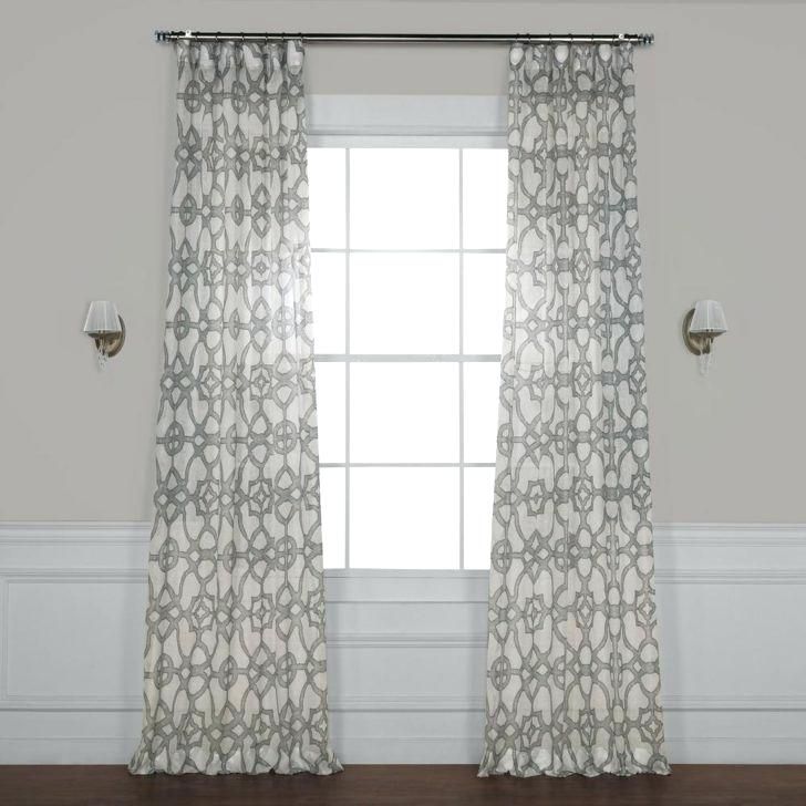 Purple Sheer Curtains Pertaining To Tulle Sheer With Attached Valance And Blackout 4 Piece Curtain Panel Pairs (View 38 of 50)