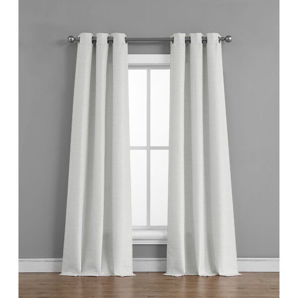 Raw Silk Curtains | Wayfair Regarding Evelina Faux Dupioni Silk Extreme Blackout Back Tab Curtain Panels (Photo 33 of 33)