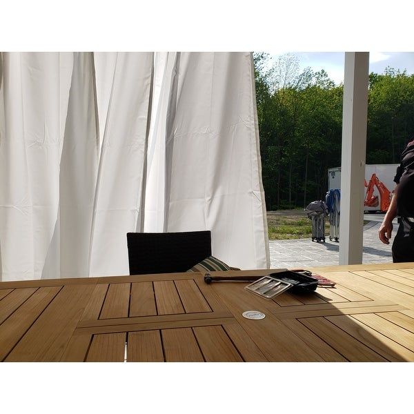 Reviews (887) Ati Home Indoor/outdoor Solid Cabana Grommet With Indoor/outdoor Solid Cabana Grommet Top Curtain Panel Pairs (Photo 41 of 48)