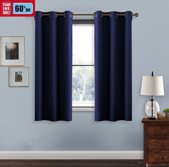 Room Darkening Curtains Window Panel Drapes Window For Solid Thermal Insulated Blackout Curtain Panel Pairs (View 43 of 50)