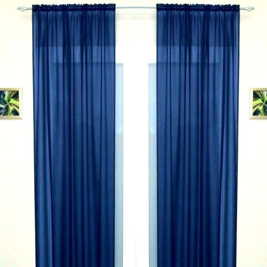 Royal Blue Valance – Clashroyale.club In Kaylee Solid Crushed Sheer Window Curtain Pairs (Photo 31 of 40)