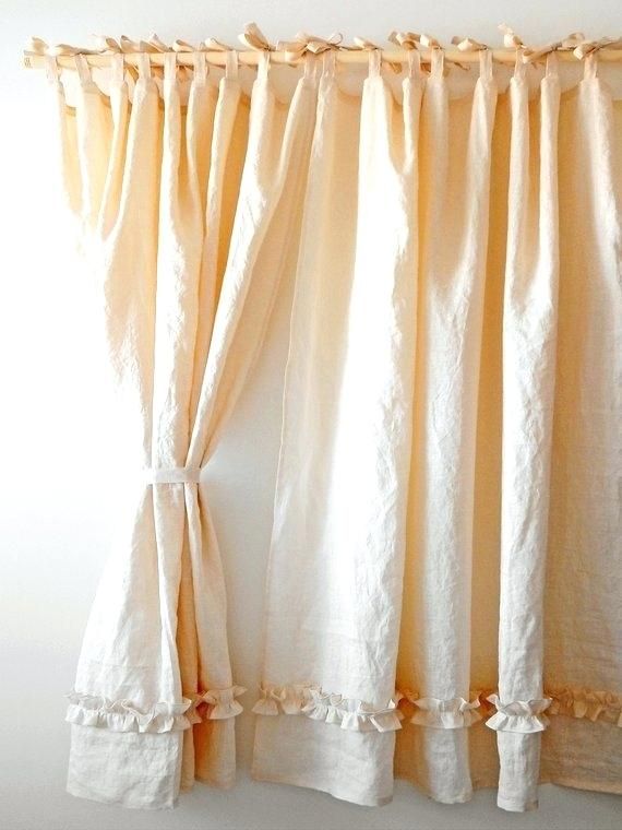 Ruffle Curtains – Workingfamiliesorg Within Sheer Voile Waterfall Ruffled Tier Single Curtain Panels (Photo 47 of 50)