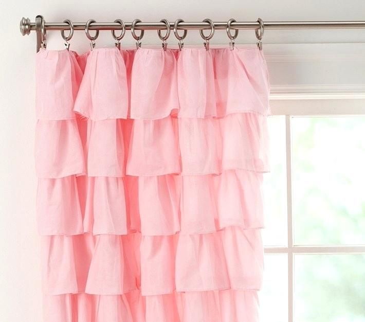 Ruffled Tier Curtains – Shubhanga With Regard To Sheer Voile Waterfall Ruffled Tier Single Curtain Panels (Photo 42 of 50)